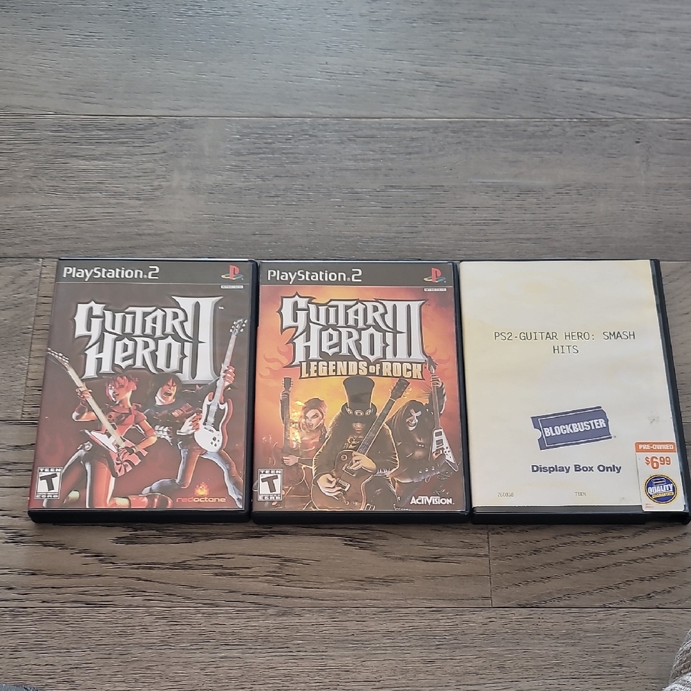Guitar Hero Sony 2 Game Collection - Black
